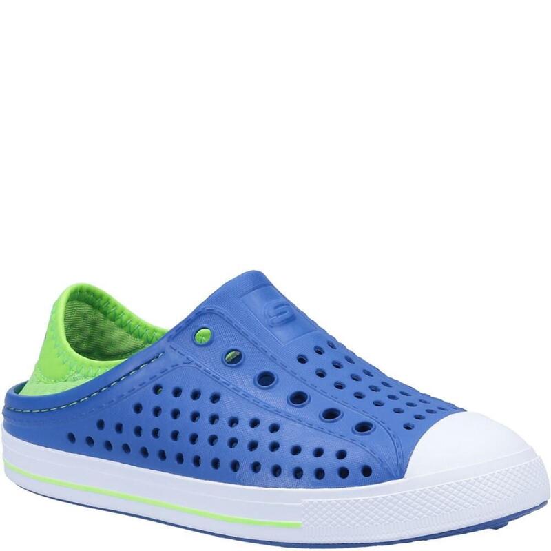 Boys Guzman Steps Shoes (Blue/Lime Green)