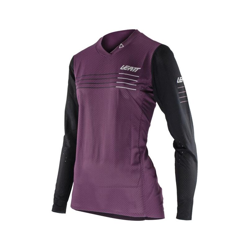 Maglia Ciclismo Donna MTB Gravity 4.0 Viola