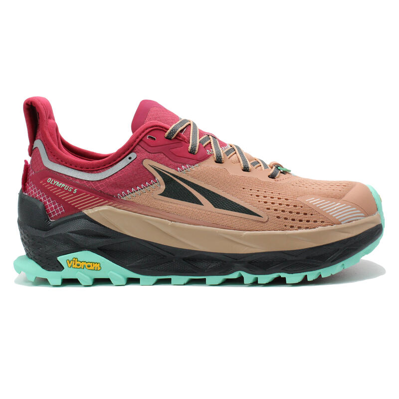 Scarpa da Trail Running Donna Olympus 5 Rosso Marrone