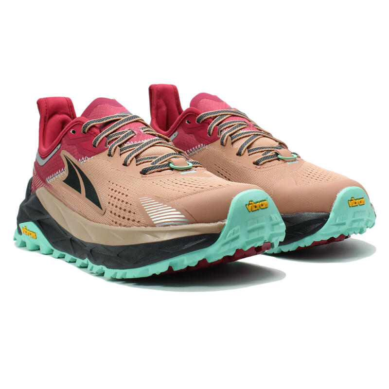 Scarpa da Trail Running Donna Olympus 5 Rosso Marrone