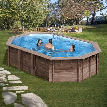 Piscina MADERA NATURAL 632 X 335 X 130 cm