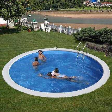 Piscine enterrée Madagascar Ø 420 x 150 cm Ronde