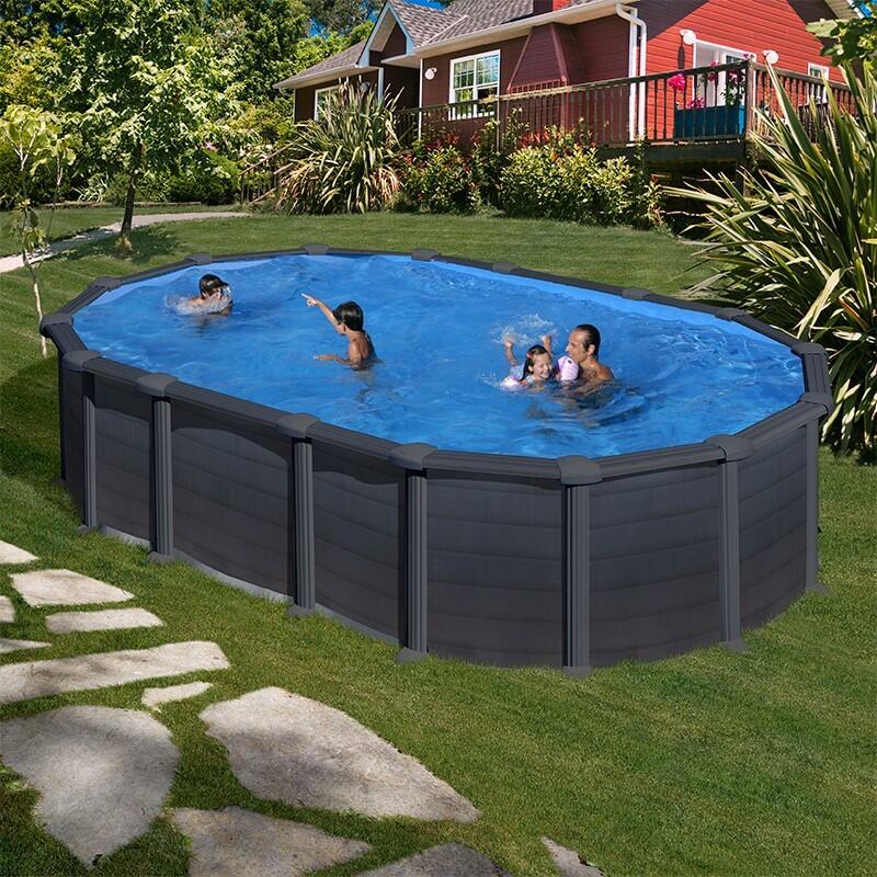 Poolomio Pool Capri Stahlwandpool Oval (Set)