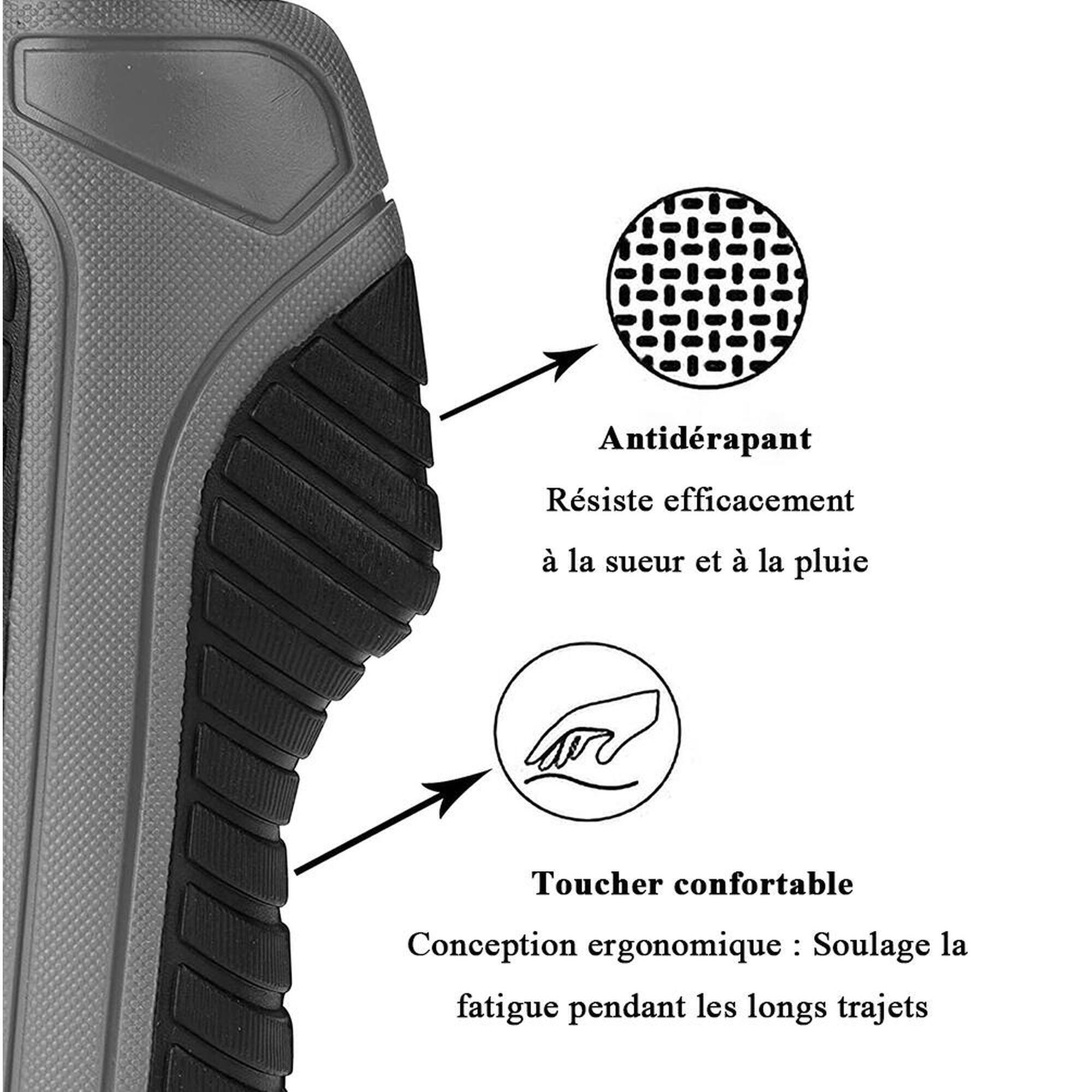 Poignées de Guidon de Vélo Poignées Ergonomique VTT Anti-dérapant 3/7