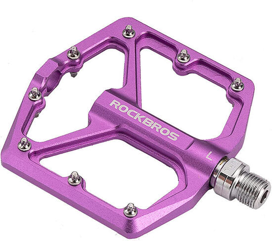 Pédale Vélo en Alliage d'aluminium Pour Vélo Bicyclette Cyclisme VTT Violet