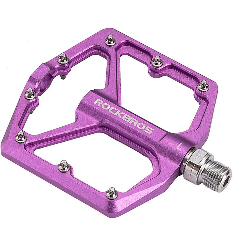 Pédale Vélo en Alliage d'aluminium Pour Vélo Bicyclette Cyclisme VTT Violet