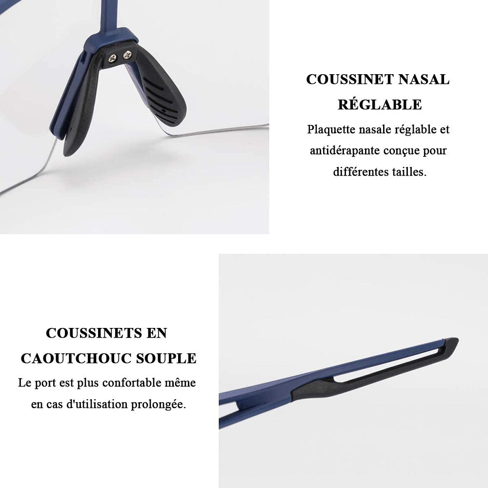 Sport Sunglasses Photochromic Zonnebril UV400 Bescherming 5/7
