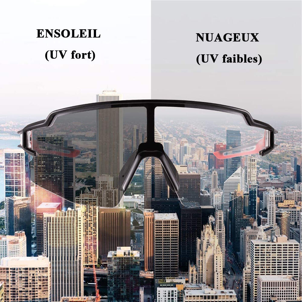 Sport Sunglasses Photochromic Zonnebril UV400 Bescherming 3/7