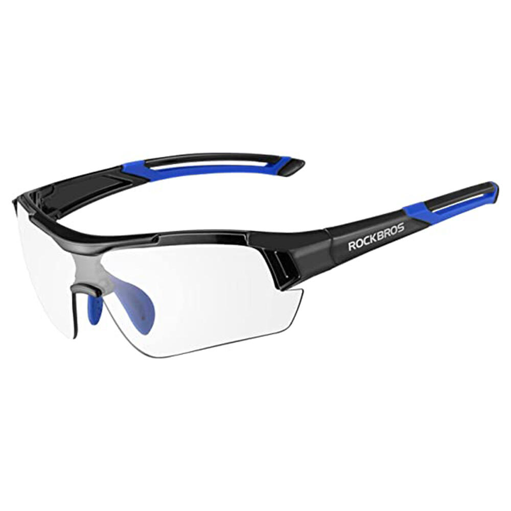 Rockbros - Lunettes De Soleil Photochromiques Lunettes Vélo Anti-uv400 Multi-sport - Lunettes De Soleil - Bleu|noir - Taille Unique - Decathlon