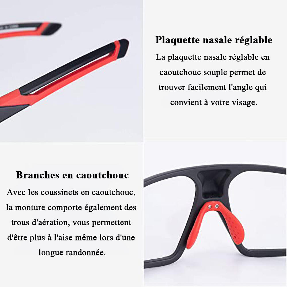Fietsbril Photochromic Zonnebril UV-bescherming 4/6