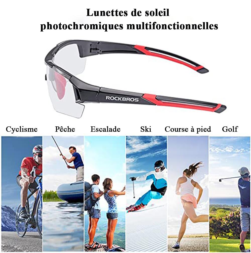Fotochrome Zonnebril Anti-UV400 Multi-Sport Fietsbril 5/7