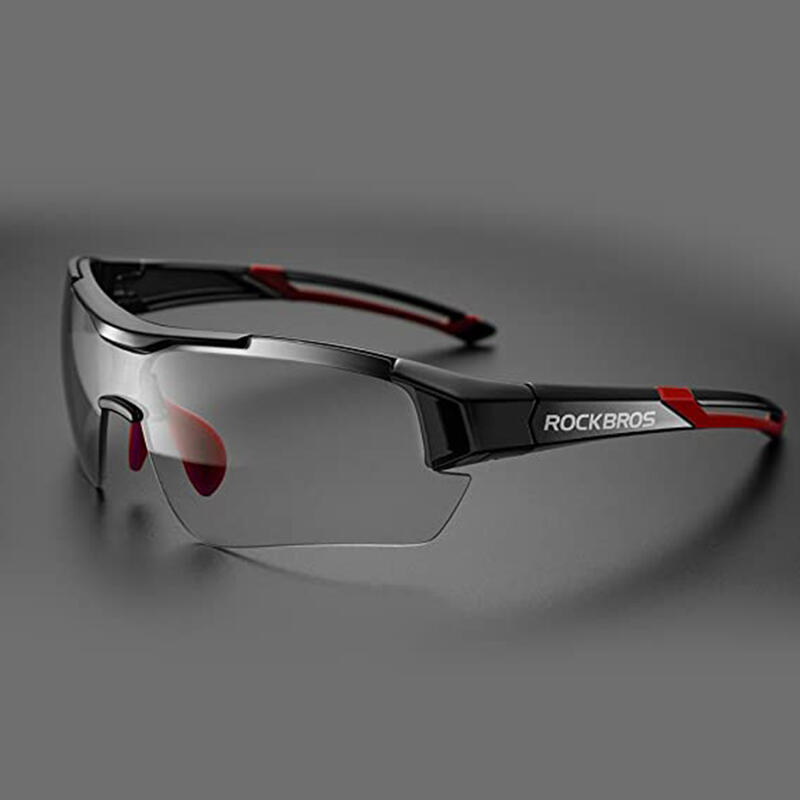 Lunettes de Soleil Photochromiques Lunettes Vélo Anti-UV400 Multi-Sport