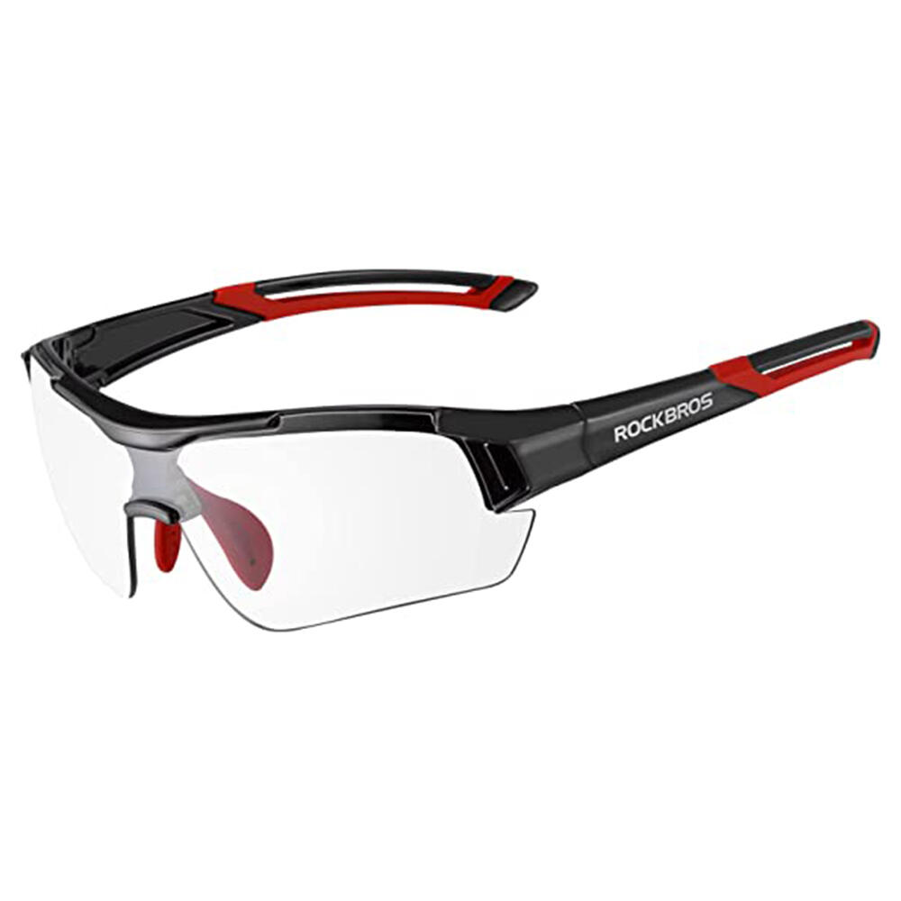 Rockbros - Lunettes De Soleil Photochromiques Lunettes Vélo Anti-uv400 Multi-sport - Lunettes De Soleil - Noir|rouge - Taille Unique - Decathlon