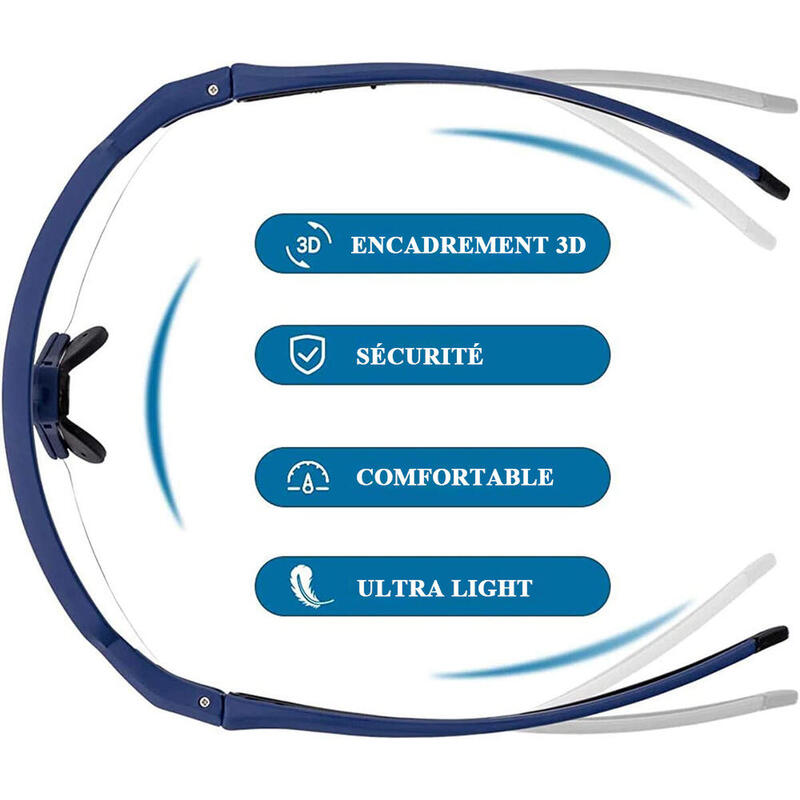 Sport Sunglasses Photochromic Zonnebril UV400 Bescherming