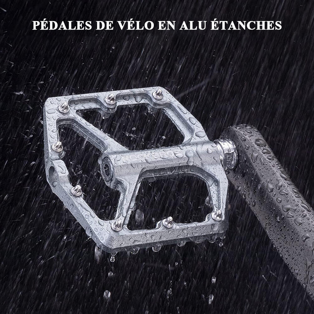 Pédale Vélo en Alliage d'aluminium Pour Vélo Bicyclette Cyclisme VTT Titane 2/7