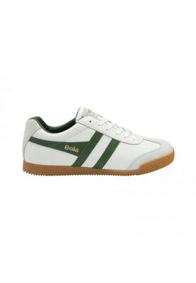 Scarpe da uomo Gola Harrier in pelle bianca