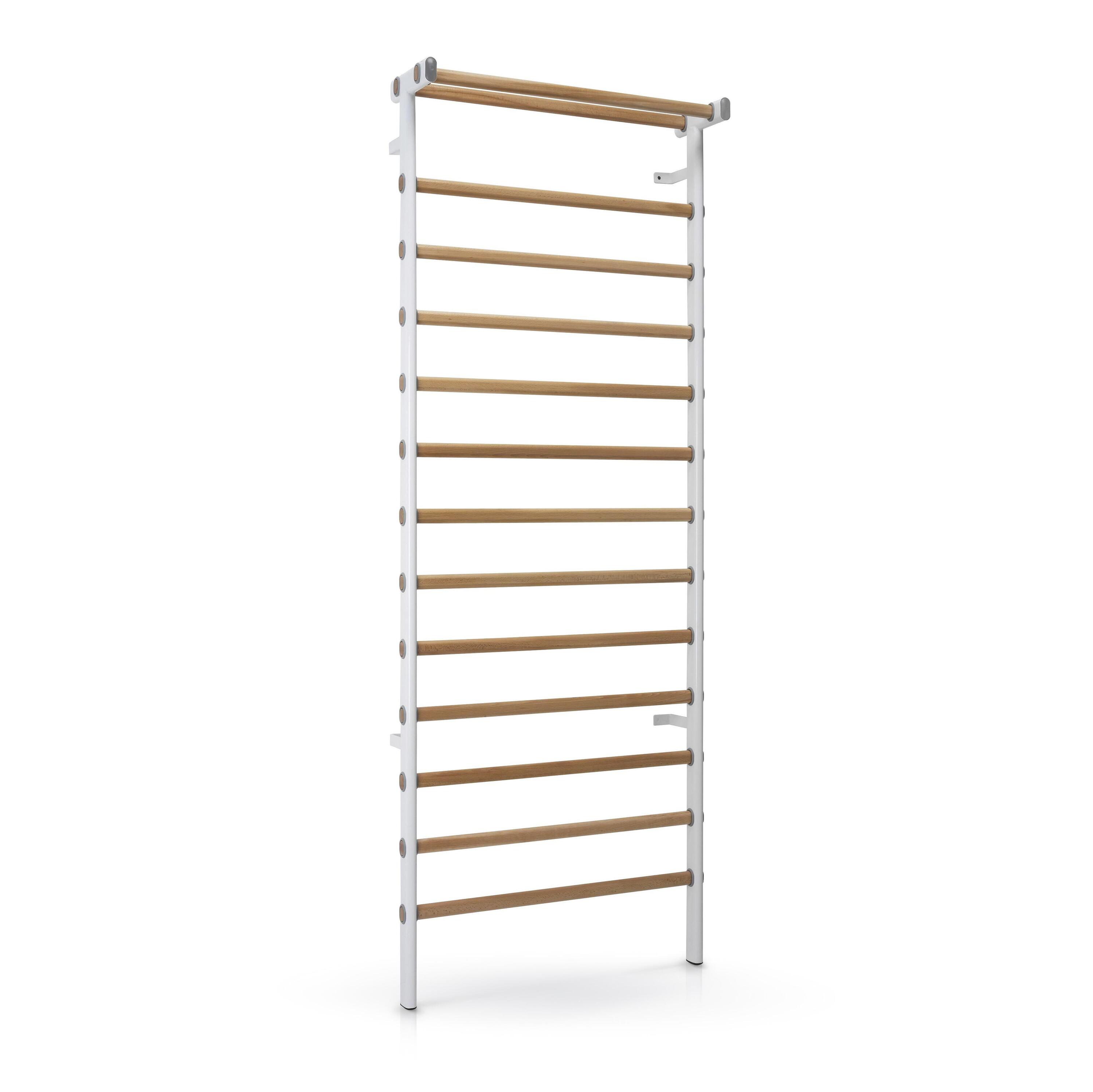 Sprossenwand Turnen Unisex Holz-Natur, Weiß 2/2