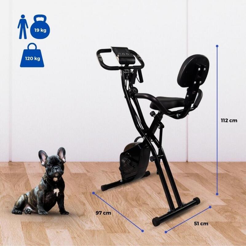 Opvouwbare Indoor Everest Hometrainer 8 niveaus Verstelbare Polsslagmeter