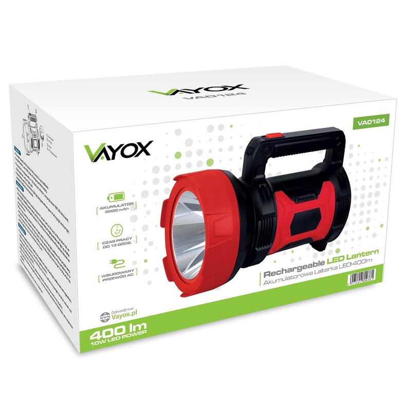 Projecteur rechargeable Vayox VA0124, 230V