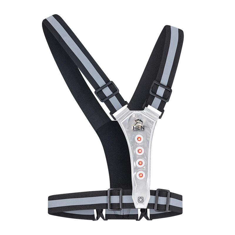 Looplicht joggen met reflectorriem, led-looplamp, USB