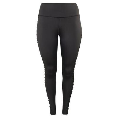 Bold high-waisted ruched legging (plus size)