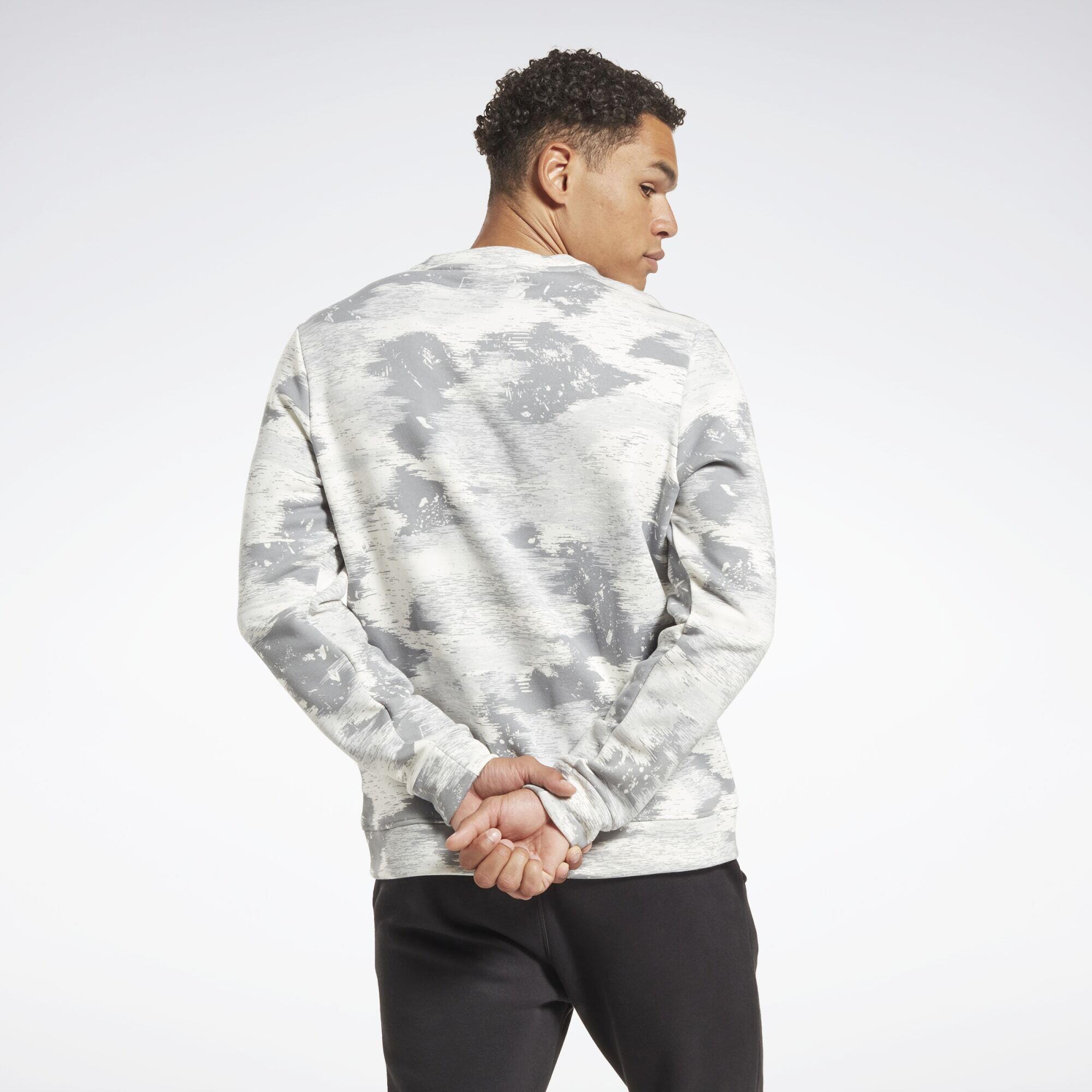 Reebok Identity Modern Camo Fleece Crew Sweatshirt 4/6