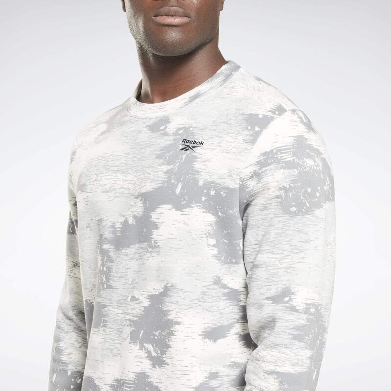 Reebok Identity Modern Camo Fleece Crew Sweatshirt