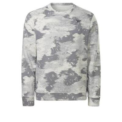 Reebok identity modern camo fleece crew sweatshirt