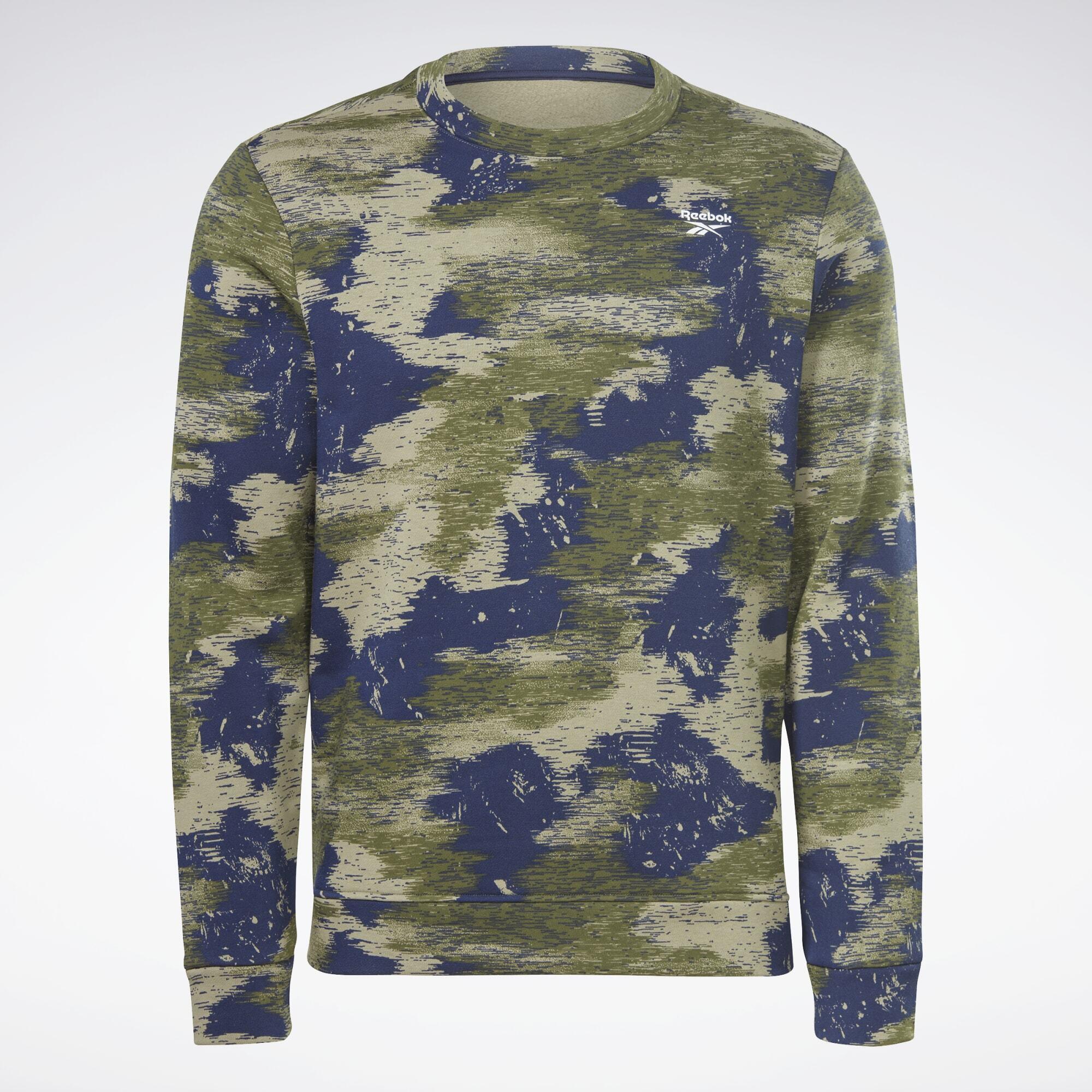 Reebok Identity Modern Camo Fleece Crew Sweatshirt 2/6