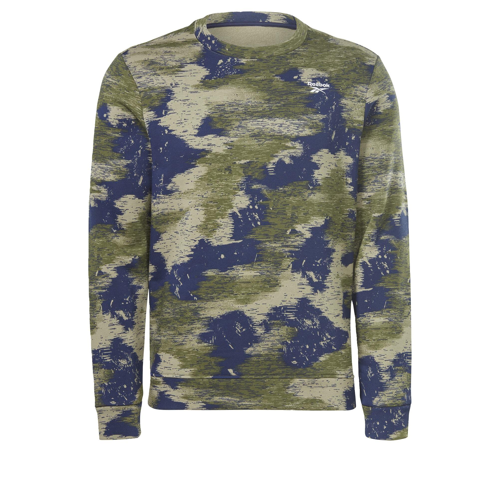 REEBOK Reebok Identity Modern Camo Fleece Crew Sweatshirt