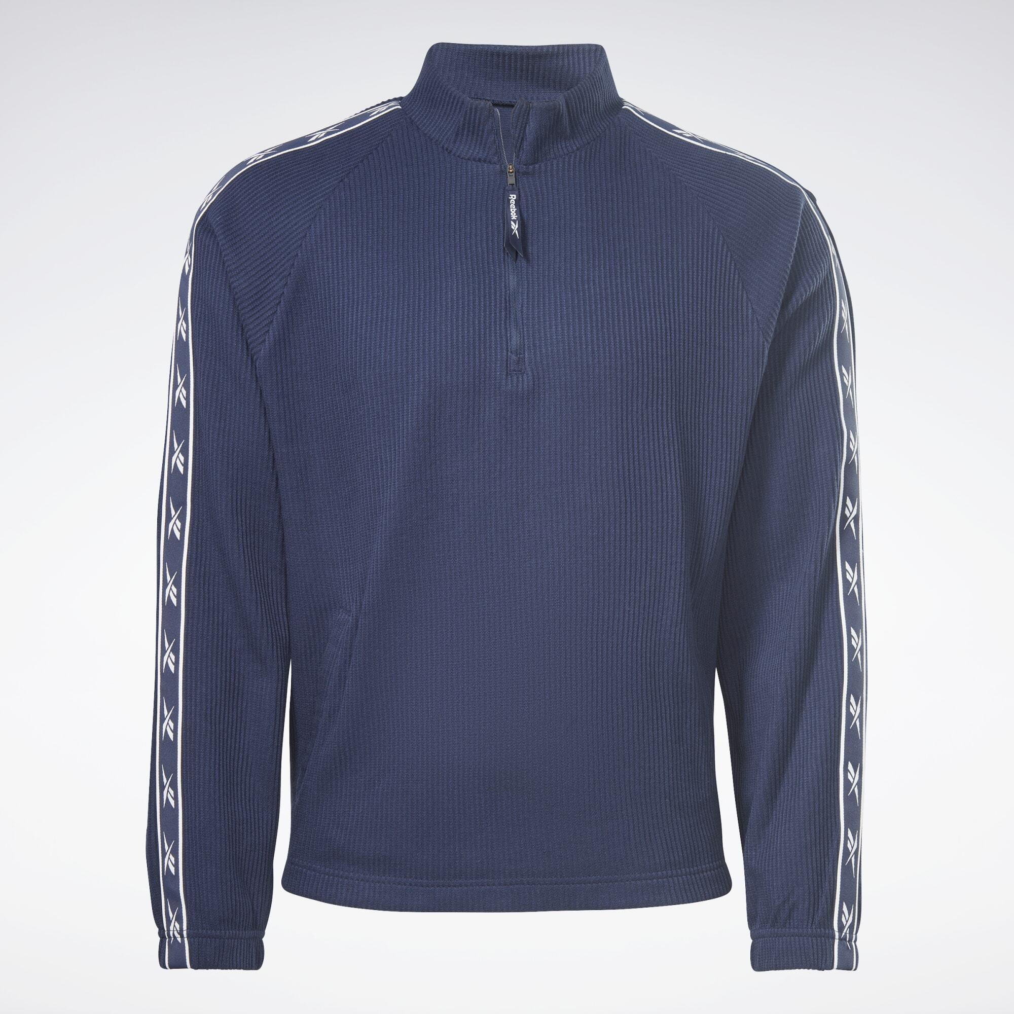 Reebok Identity Vector Tape Waffle 1/4 Zip Top 2/6