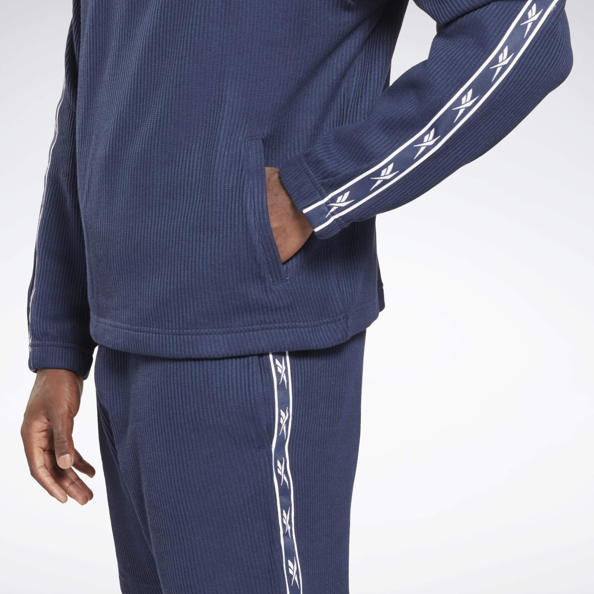 Reebok Identity Vector Tape Waffle 1/4 Zip Top 6/6