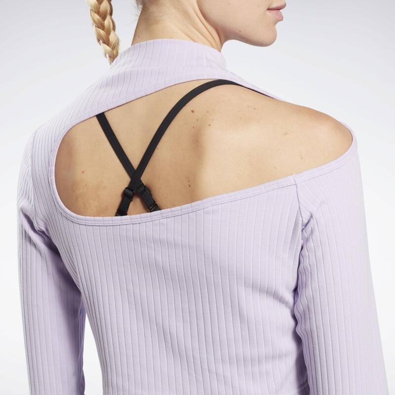 Maglia Yoga Cotton Rib Long Sleeve