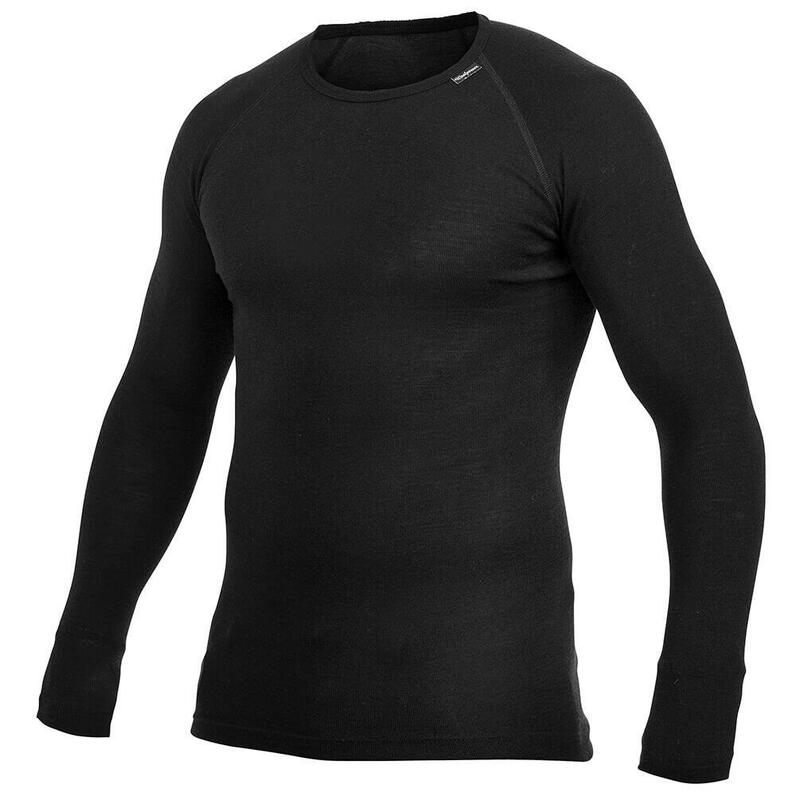 Woolpower Merino Base Layer Crewneck LITE - Negro