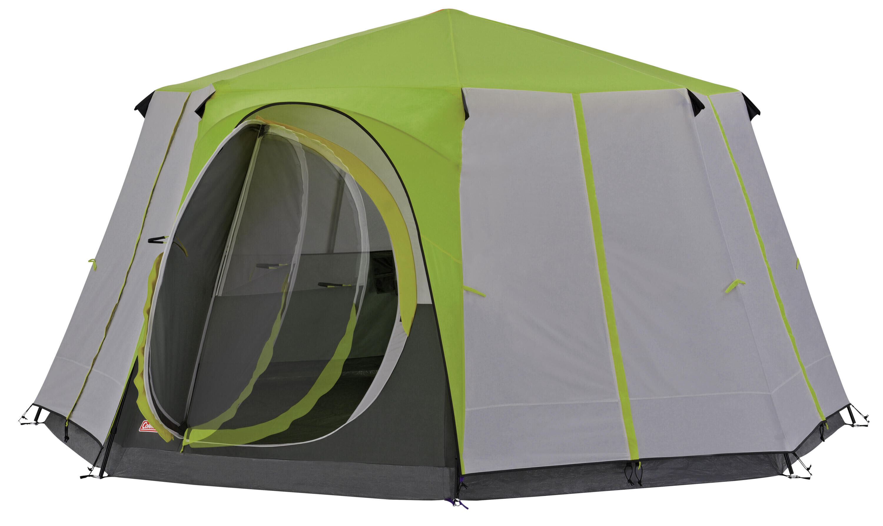 COLEMAN Coleman Cortes Octagon 8 Person Family Camping Tent Green