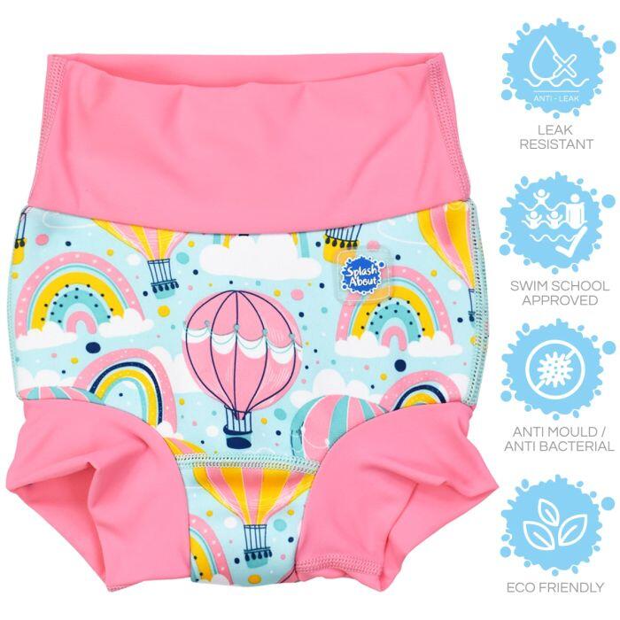 Splash About Baby & Toddler Happy Nappy Duo Reusable Swim Nappy Up & Away 6/6