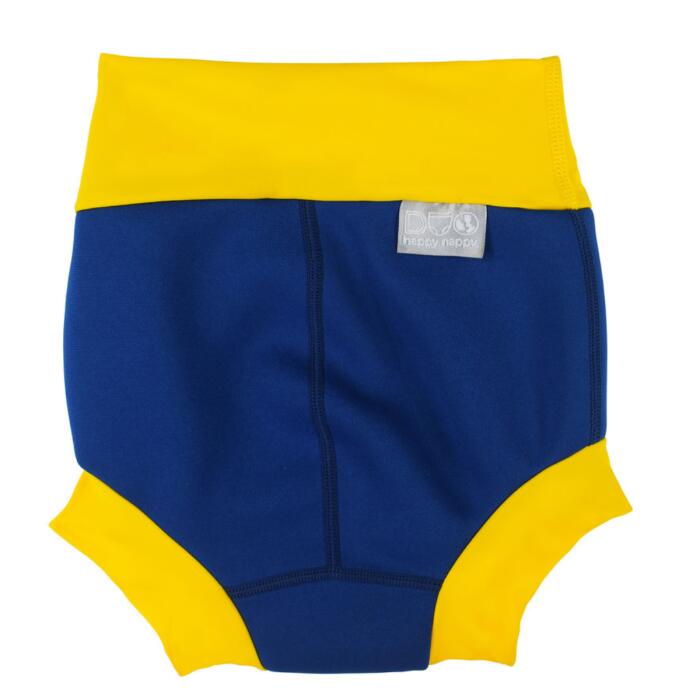 Splash About Baby & Toddler Happy Nappy Duo Reusable Swim Nappy Navy/Yellow 2/6