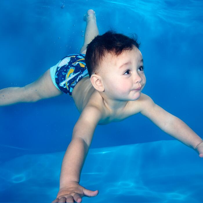 Splash About Baby & Toddler Happy Nappy Duo Reusable Swim Nappy Up in the Air 4/6