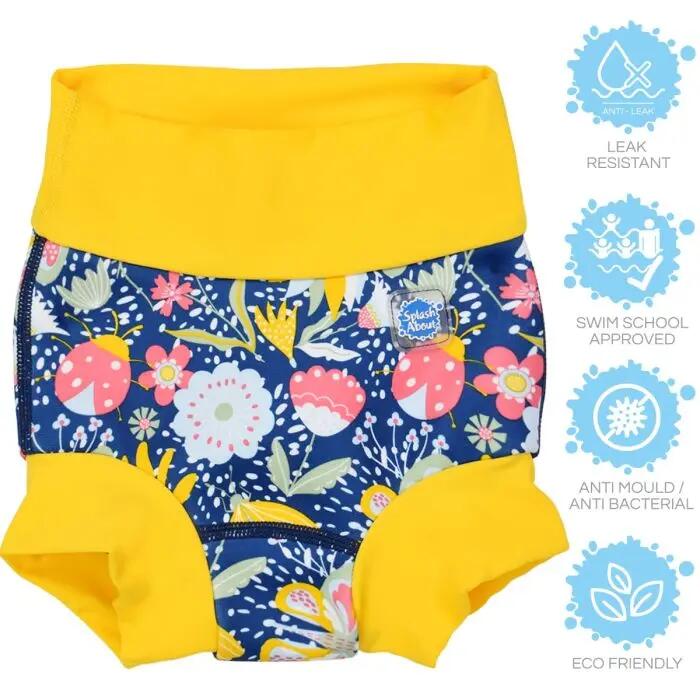 Culotte de bain réutilisable Happy Nappy Duo Splash About, Garden Delight 6/6