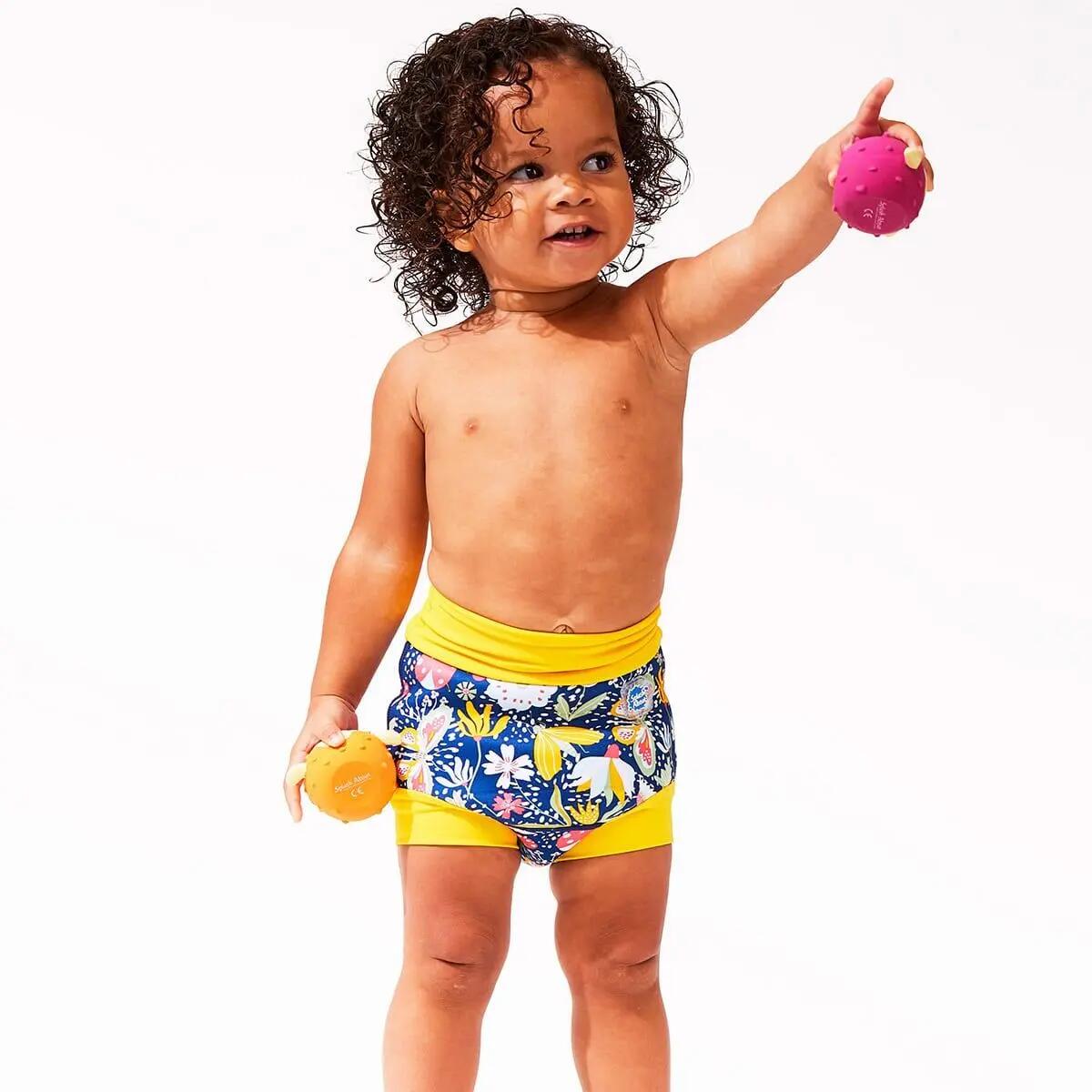 Culotte de bain réutilisable Happy Nappy Duo Splash About, Garden Delight 3/6