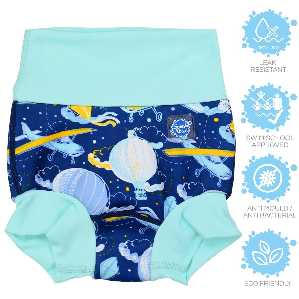 Splash About Baby & Toddler Happy Nappy Duo Reusable Swim Nappy Up in the Air 6/6