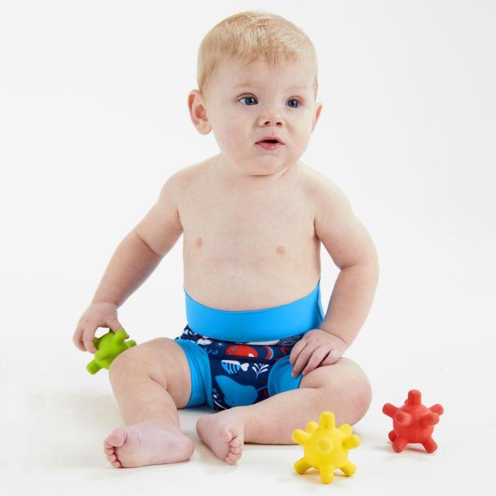 Splash About Baby & Toddler Happy Nappy Reusable Swim Nappy Under the Sea 6/7