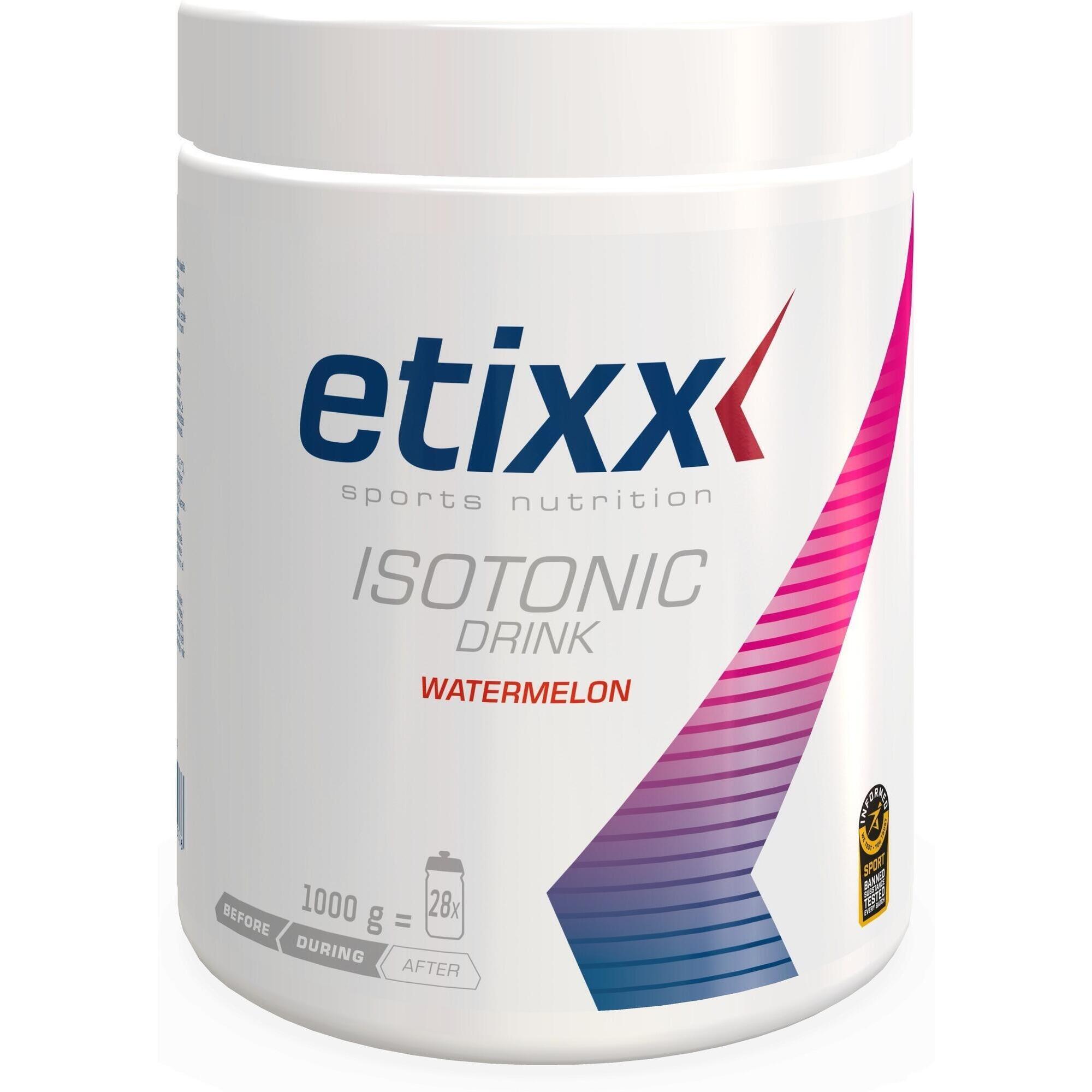 Etixx - Isotonic Drink Watermelon 1000g - Poudre Isotonique - Decathlon