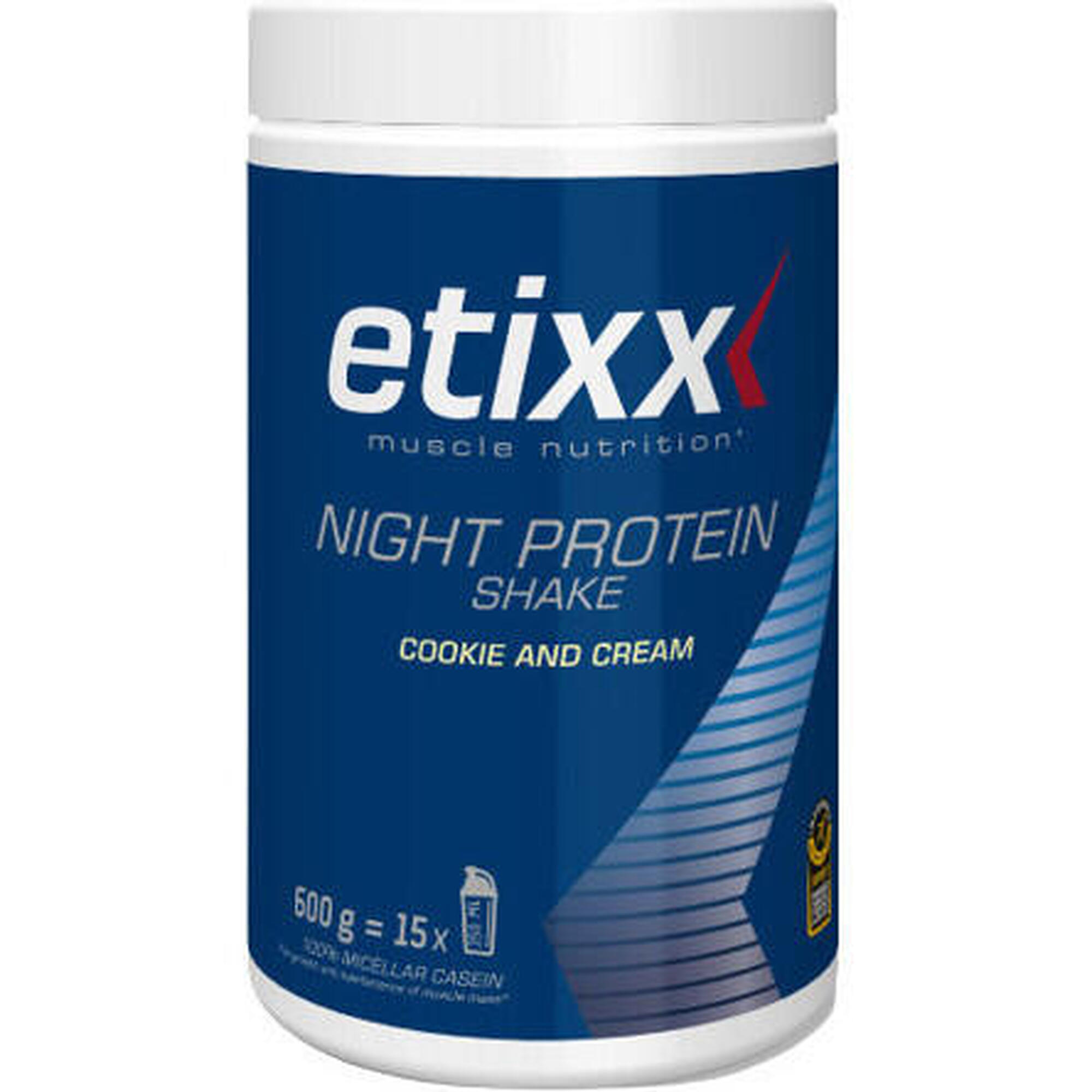 Etixx - Night Protein Shake 600g - Isolat De Whey - 600 G - Decathlon