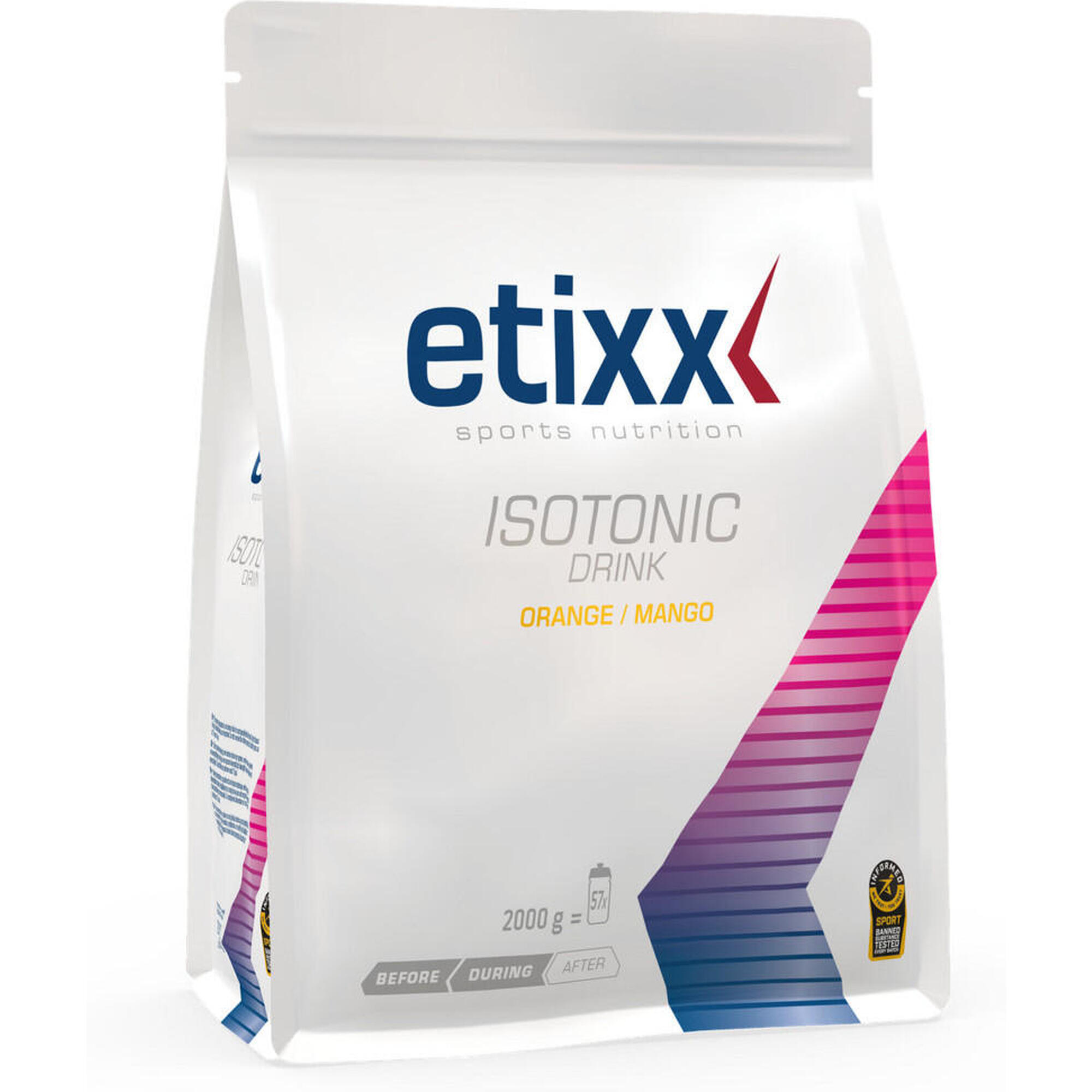 Etixx - Etixx Isotonic Orange - Mango 2000g - Maltodextrine - Decathlon