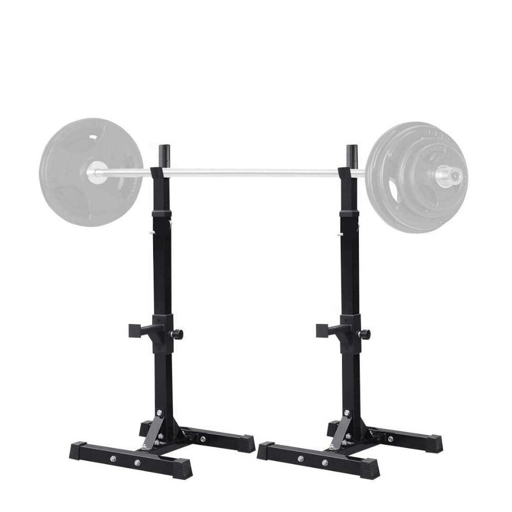 OZIO FITNESS Soporte Rack de Pesas para Musculación Separable Robusto Negro