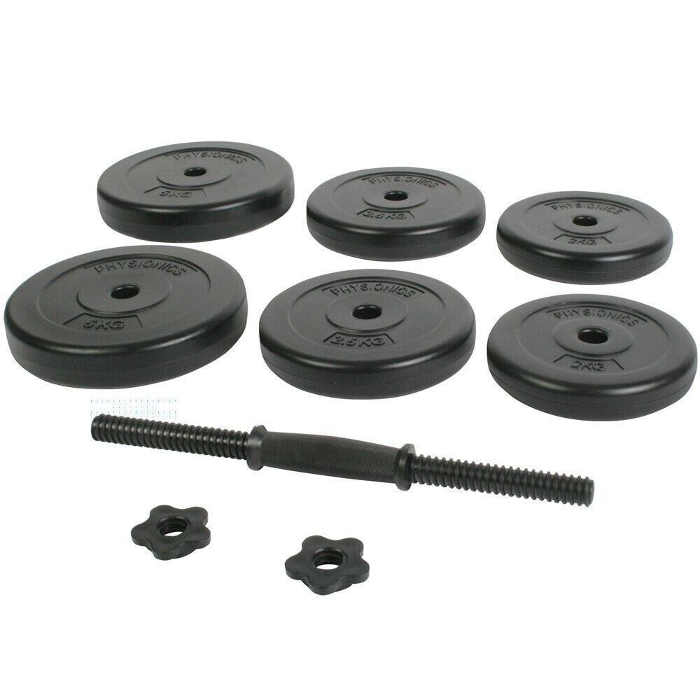 OZIO FITNESS Kit Set Mancuernas 20 kg 25 mm Musculación Fitness