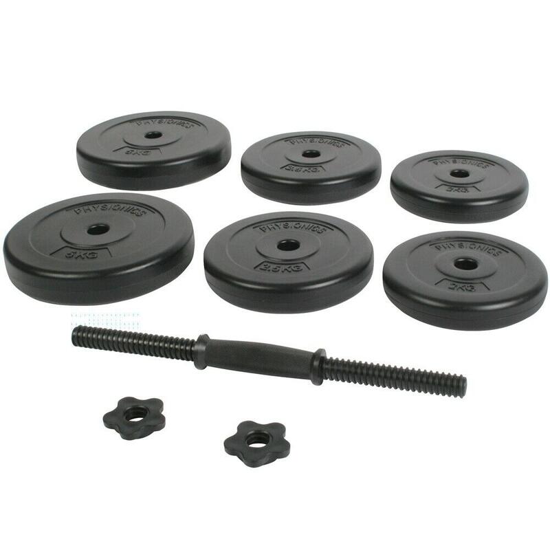 Kit Set Mancuernas 20 kg 25 mm Musculación Fitness