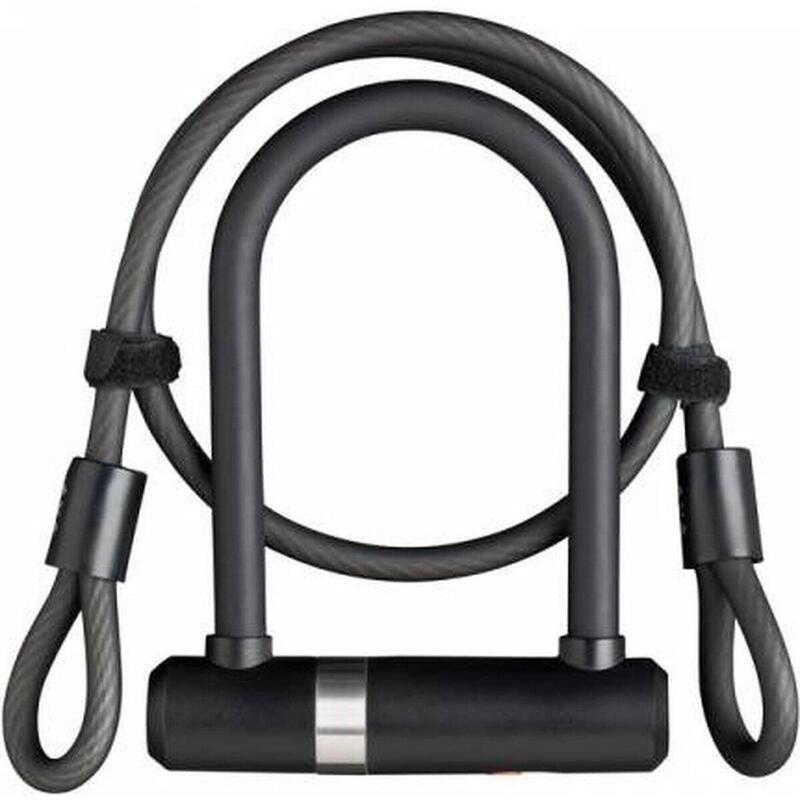 AXA Bügelschloss Newton Mini Pro+Cable, Länge 140mm, Ø17mm