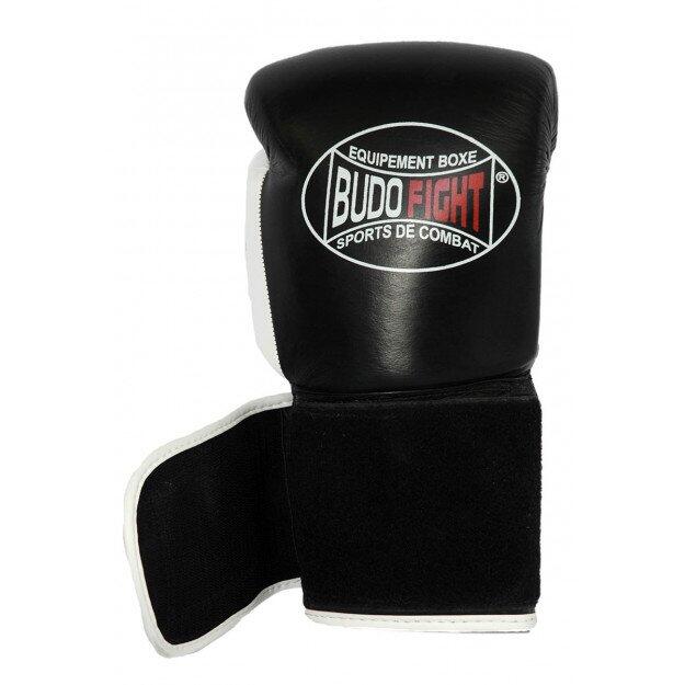 Guanti da boxe Spider Sparring in pelle nera 2/3